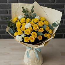 Букет цветов из:  Розы в Кильдинстрое