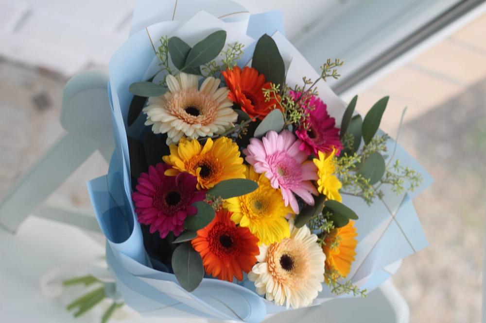 Букет цветов из: Герберы в Кильдинстрое