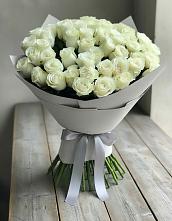Букет 35 Белых роз в Кильдинстрое