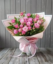 Букет Розовый кустик в Кильдинстрое