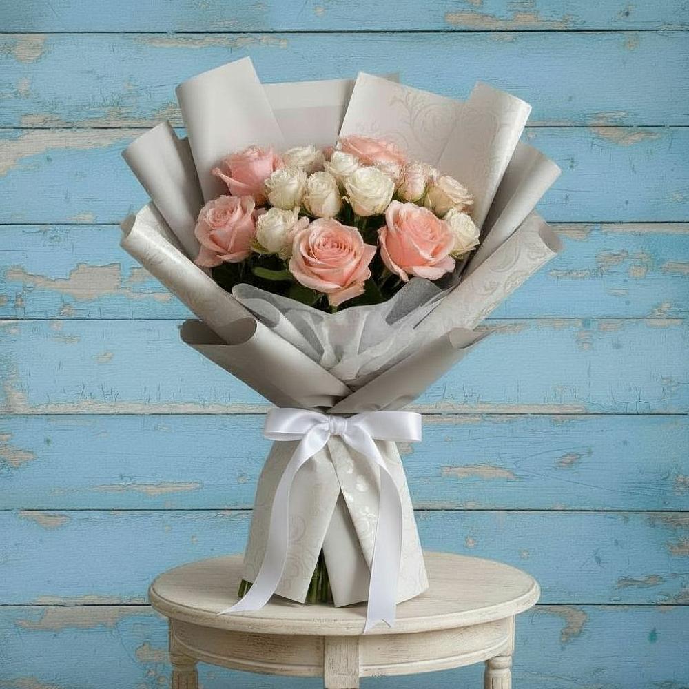 Букет цветов из: Розы в Кильдинстрое