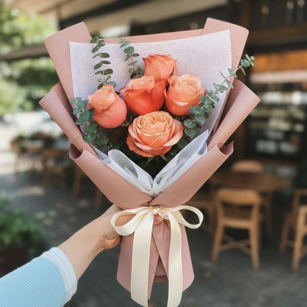 Букет цветов из: Розы в Кильдинстрое