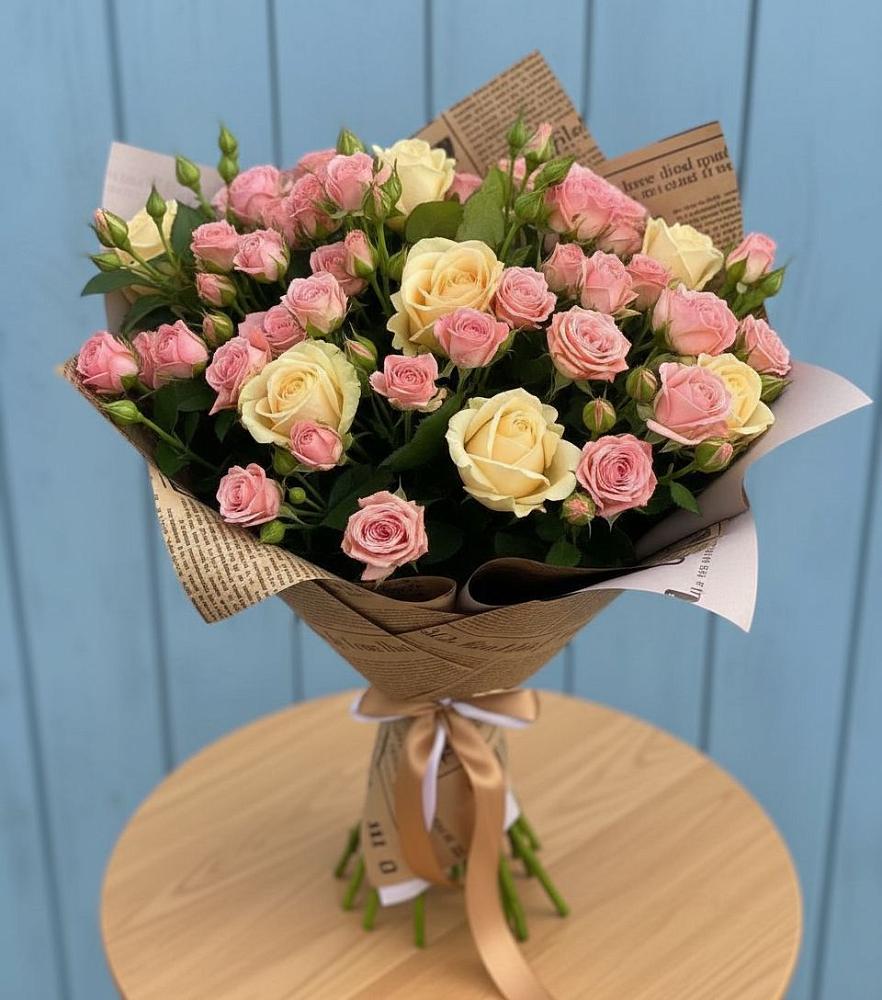 Букет цветов из: Розы в Кильдинстрое