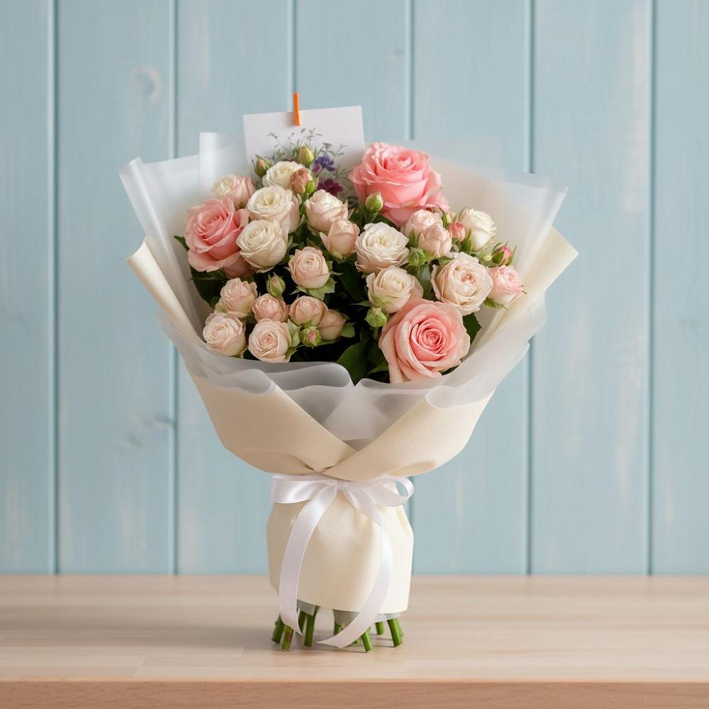 Букет цветов из: Розы в Кильдинстрое