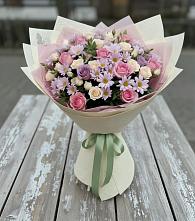 Букет цветов из:  Розы и Хризантемы #REPLACE_PRED# Кильдинстрое