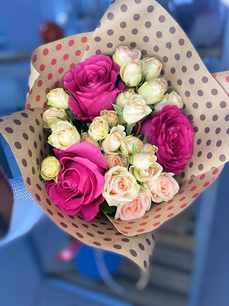 Букет цветов из: Розы в Кильдинстрое