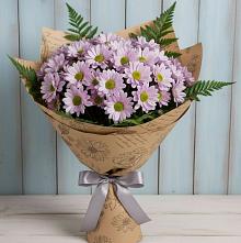 Букет цветов из:  Хризантемы #REPLACE_PRED# Кильдинстрое