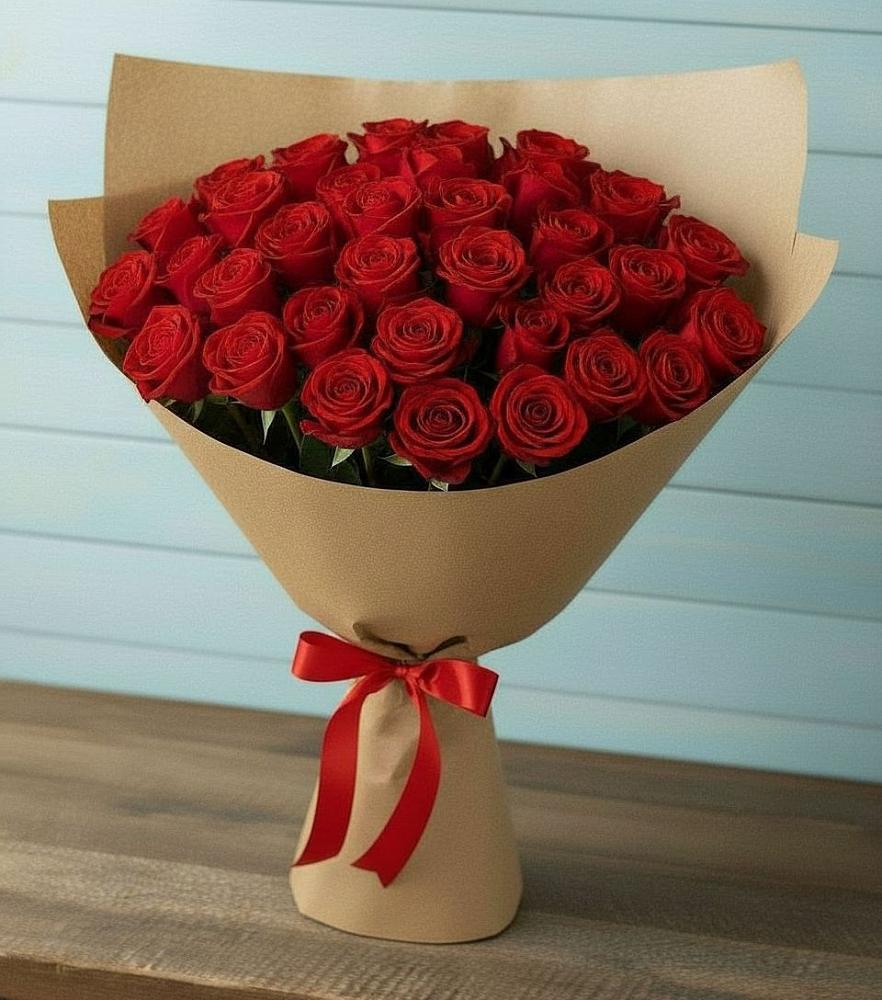 Букет Красные розы Милано в Кильдинстрое