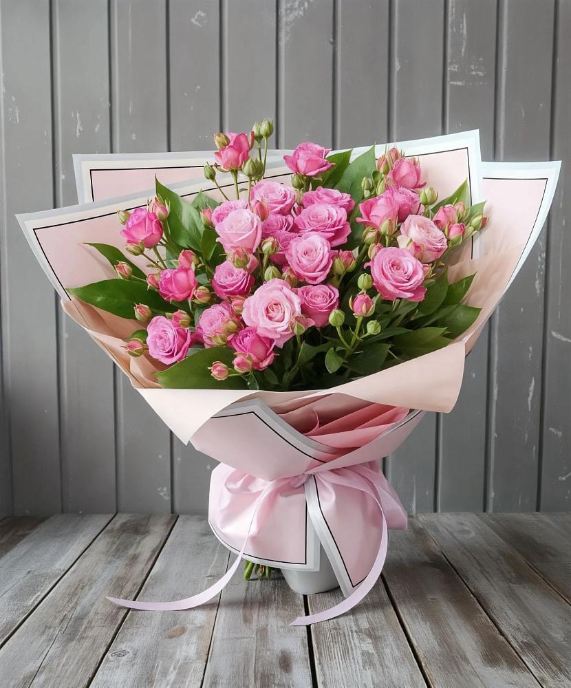 Букет Розовый кустик в Кильдинстрое