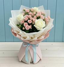 Букет цветов из:  Розы в Кильдинстрое