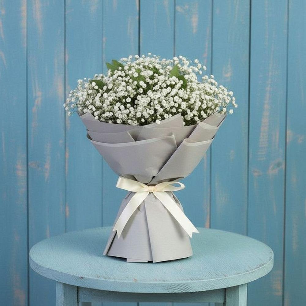 Букет цветов из: Гипсофила в Кильдинстрое