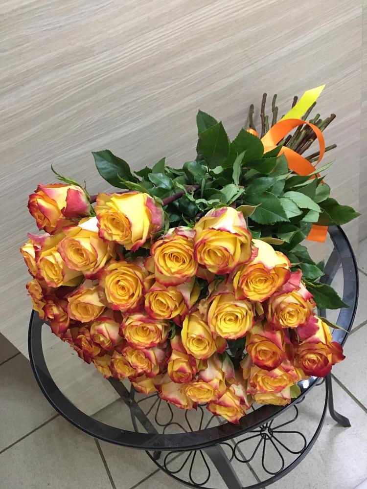 Букет Желтые розы в Кильдинстрое