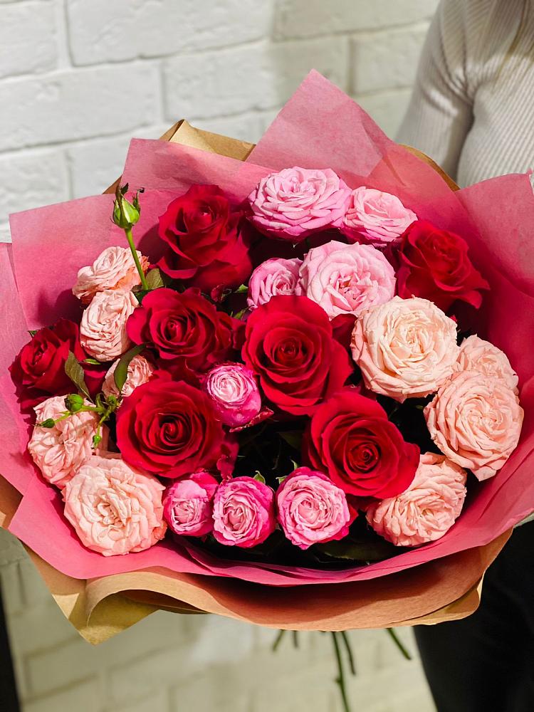 Букет цветов из: Розы в Кильдинстрое