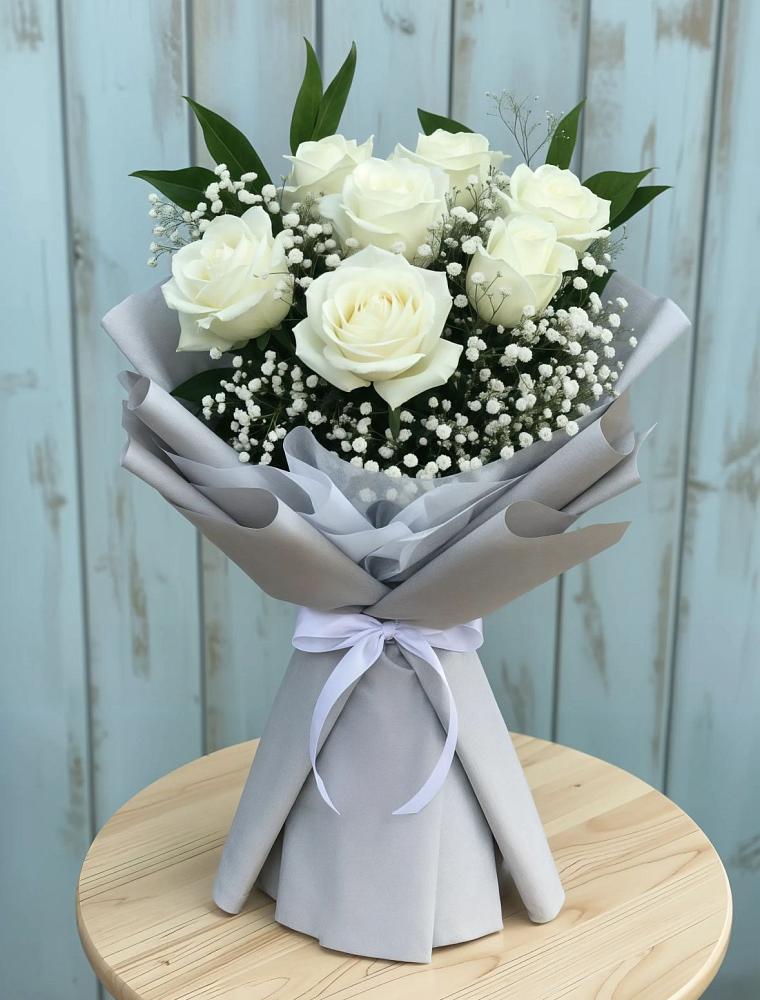 Букет цветов из: Розы в Кильдинстрое