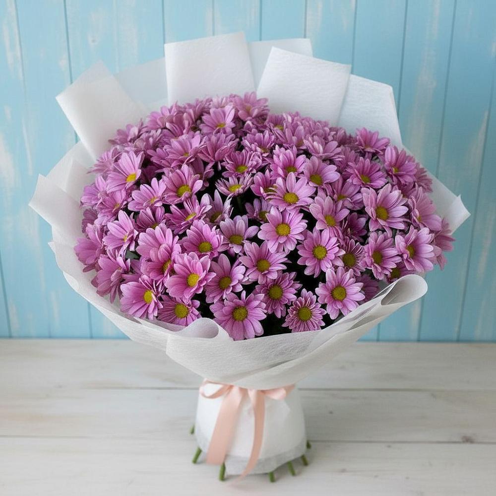 Букет цветов из: Хризантемы в Кильдинстрое