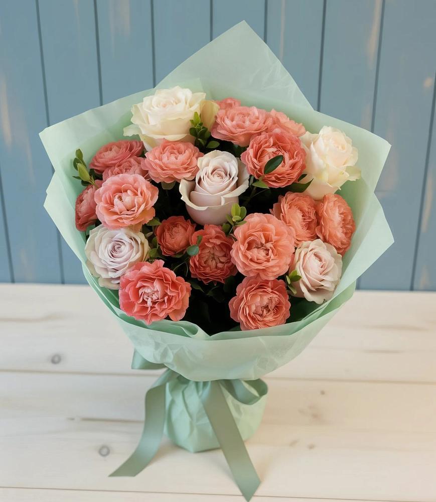 Букет цветов из: Розы в Кильдинстрое