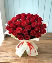 Букет 29 Красных роз в Кильдинстрое