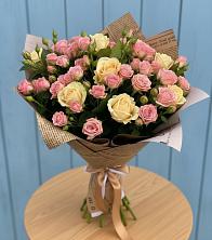 Букет цветов из:  Розы в Кильдинстрое