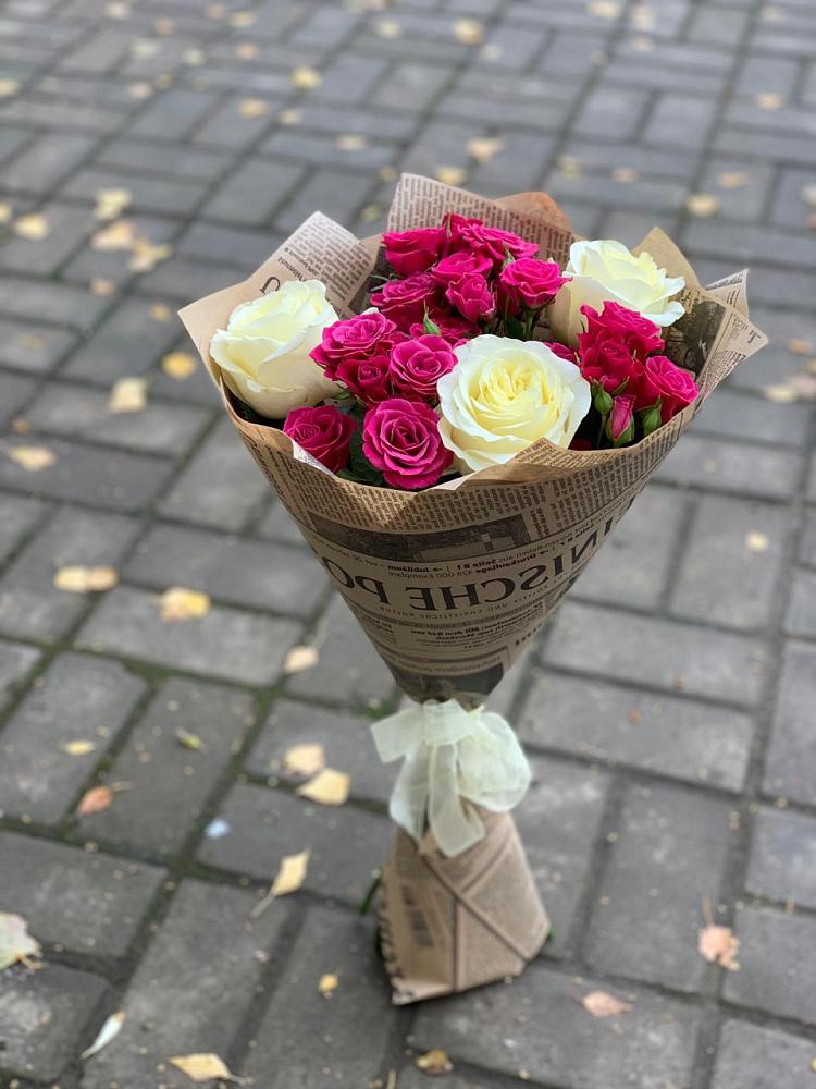 Букет цветов из: Розы в Кильдинстрое