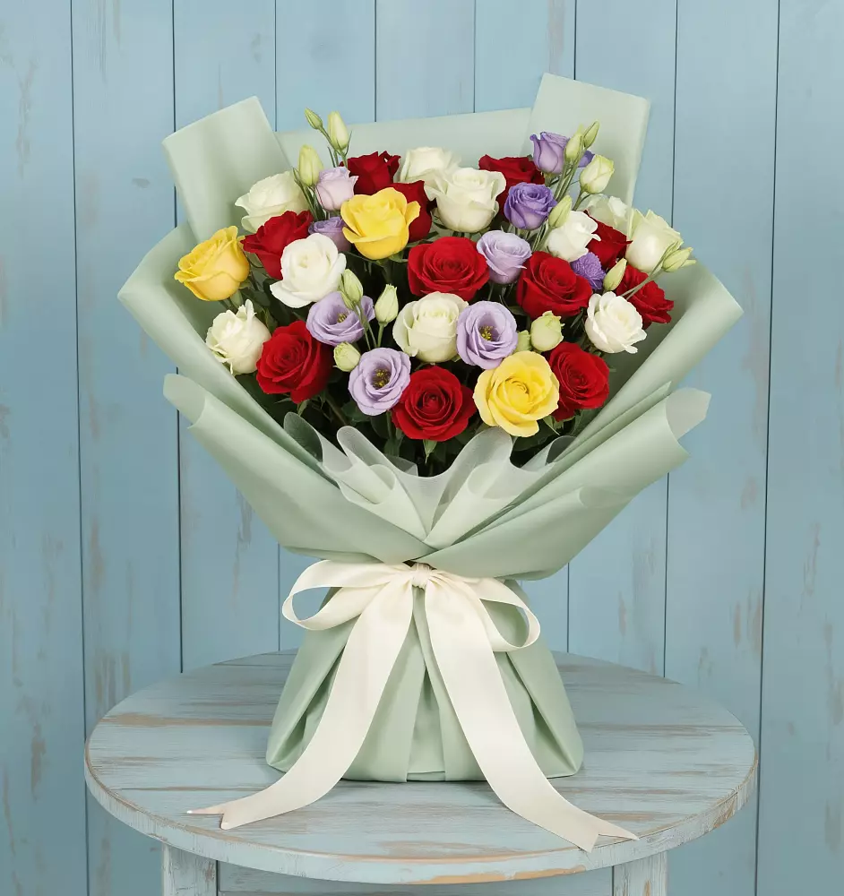 Букет цветов из: Розы в Кильдинстрое