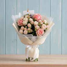 Букет цветов из:  Розы #REPLACE_PRED# Кильдинстрое